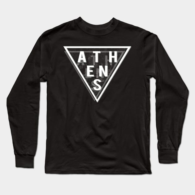 'Athens Greece' Awesome Athens Greek Mythology Gift Long Sleeve T-Shirt by ourwackyhome